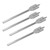 4Pcs Spade Drill Bit Set Paddle Flat Bit HighCarbon Steel Woodworking Hand Tools Hardware 19mm