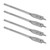 4Pcs Spade Drill Bit Set Paddle Flat Bit HighCarbon Steel Woodworking Hand Tools Hardware 19mm