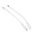 5 Pair 5.5x2.1mm Male Female DC Power Barrel Plug Jack Connector Cable Wire (White)
