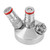 Stainless Steel Beer Dispenser Spear Beer Quick Connector   Hose  1 set of Washers