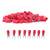 100Pcs Fork Terminal Insulated 22‑16AWG Wire Crimp Connector Set Kit for Equipment