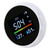 CO2 Monitor Carbon Dioxide Temperature Humidity 3 in 1 Portable Air Quality Detector ZN‑2CO6White