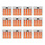 12 Pcs PCT-214 Connector Spring Terminal Block 4 Way Cable Connector