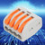 12 Pcs PCT-214 Connector Spring Terminal Block 4 Way Cable Connector