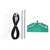 V Dipole Antenna SMA Female Interface Telescopic Antenna 78M‑415MHz FM Radio Comm Antenna for Aviation Applications