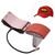 Hat Cap Press Mat Pad Heating Transfer Attachment Silica Gel 5.5x3 Inch 220V for Heat Press Machine Hat Heating Machine