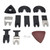 Oscillating Saw Blade High Carbon Steel Straight Woodworking Multitool Shovel Sandpaper Kit