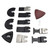 Oscillating Saw Blade High Carbon Steel Straight Woodworking Multitool Shovel Sandpaper Kit