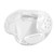 Anti Fog Respirator PC Transparent Splash Prevention Breath Filter Respirator Face Shield for Teacher Adult White