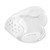 Anti Fog Respirator PC Transparent Splash Prevention Breath Filter Respirator Face Shield for Teacher Adult White