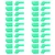 20PCS 22.160 4mm Insulated Safety Banana Plug Connector Housing for RC Connector SocketGreen