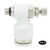 50Pcs Air Flow Control Valve Pneumatic White Adjustment Durable Quick Connector SL6‑M5