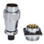500V WS24 Aviation Plug Socket Connector Waterproof Power Connector for Aviation Plug Socket