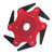 Lawn Brush Cutter Alloy 360° DoubleSided Cutting Edge SixLeaf Blade Cutting Head Grass Trimmer