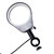 LED Ring Light Brightness Adjustable Aluminum Alloy Plastic Microscope Lamp  100‑240V
