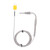Thermocouple K Type 0‑600℃ 5x80mm 1/8in NPT 2m Wire Male Plug Temperature Sensor Probe