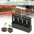 Handheld Soil Blocker 2-Inch Soil Block Maker Soil Blocking Tool with Dibbles Dibbers for Garden Prep