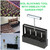 Handheld Soil Blocker 2-Inch Soil Block Maker Soil Blocking Tool with Dibbles Dibbers for Garden Prep