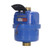 Positive Displacement Water Meter Brass Cold Water Flow Meter for Garden and Home 1/2inch Fitting
