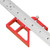 Center Gauge 12in 45° 90° Line Ruler Measuring Scribing Tool for Woodworking Marking