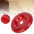 105mm Red Sanding Arc Disc Grinding Shaping Wheel for Angle Grinder Woodworking Rotating Tool