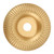 Wood Carving Disc Stable No Deformation Sturdy Construction Woodworking Grinding Plate Shaping Wheel Gold