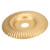 Wood Carving Disc Stable No Deformation Sturdy Construction Woodworking Grinding Plate Shaping Wheel Gold