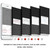 Tuya Wifi Intelligent Curtain Switch Arc Glass Touched Screen Curtain Controlling Panel Compatible with Alexa  Assistant