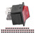 50PCS Snap Power Switch Brass 4 Pin 2 Position Mini Boat Rocker Switches High Current 125/