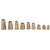 149Pcs Hex Insert Nut Iron Galvanized Drive Head Wood Furniture Fitting Accessories