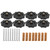 2Set Leveling Kit M4 Nut Screw with Spring Fit for Creality CR‑10/CR‑10s/Ender 3 Hot Bed