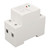 Voltage Protective Device Single Phase Self Resetting Auto Over Under Voltage Protector with Light Indicator 40A AC230V Up Input and Down Output