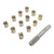Thread Repair Tools 12Pcs Stainless Steel Inserts with 1Pc Screw Tap Spark Plug Thread Hole Repair Kit
