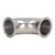 Sanitary Ferrule Elbow 90 Degree Pipe Fitting 304 Stainless Steel High Pressure Resistant Clamp Elbow Type 63