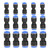 30 pcs Quick Release Straight Push Connectors Air Line Fittings for 1/4 5/16 3/8 Tube