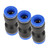 30 pcs Quick Release Straight Push Connectors Air Line Fittings for 1/4 5/16 3/8 Tube