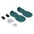 Lawn Aerator Sandals Copolypropylene Green Studded Shoes for Yard Patio Garden Excavation