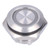 5Pcs Momentary Push Button Switch Metal Auto Reset Ultra Thin Waterproof with LED 16mmAC220V Green