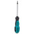 Triangle Screwdriver Chrome Vanadium Alloy Steel Hardware Tools with 0.2in Diameter of Metal Rod2mm