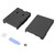 Heat Dissipation Enclosure Aluminum Alloy Cooling Case for Raspberry Pi 4 B Microcomputer PartsBlack