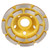 Diamond Grinding Wheel 4in Double Row Polishing Tool for Concrete Granite Marble