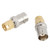 2pcs BNC Female to SMA Male Type RF Connector Coaxial Adapter Test Converter