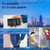 Compact Portable Digital Oscilloscope 50M Sampling Rate 10M Analogue Bandwidth Handheld Current Oscilloscope Cellphone Repairs Lissajous Patterns 6A Current Waveform Measurement Dual-channel Oscilloscope Multiple Expansion Modes