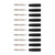 10Pack 4mm Banana Solder 22.040 Plug Banana Plug DIY Male Connector Adapter for Multimeter Test Leads SpeakerBlack