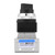 1pc MOV-01 2-position 2-way G1/8 Hand Control Air Pneumatic Mechanical Valve