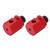2PCS Stair Gauge Red Anodize Aluminum Alloy Auxiliary Framing Square Stop for Woodworking