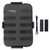 Waterproof Electrical Connection Box IP54 Protection 6 Cable Seal Entry Outdoor Large Square for Extension Cord Black