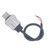 Pressure Transmitter G1/4in 4‑20mA Output 0‑0.5Mpa Range Pressure Transducer Sensor for Oil Fuel Gas Water 10‑30V