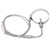 K Type Temperature Sensor Elbow Exposed Tip Stainless Steel Temperature Probe with Retractable Circle 1m / 3.3ft Line