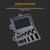 8 Pcs Damaged and Stripped Screw Extractor Set, Broken Bolt Extractor and Broken Water Pipe Remover Set, Ideal Left Hand Spiral Removal Tool Kit with Storage Case